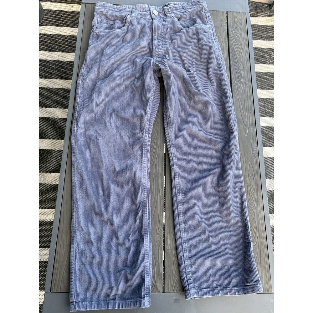 Vtg Billabong Men's Corduroy Pants Blue Straight Leg Casual Skater 30x29